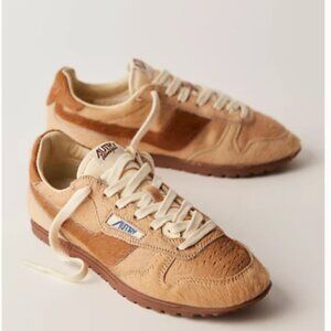 NWT Autry Windspin Animalier Pony Hair Sneakers - Brown - Size 38